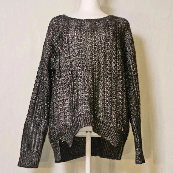 Juicy Couture Sweaters - Juicy Couture Wool Blend Gold Label Knit Metallic Womens  Sweater SZ S